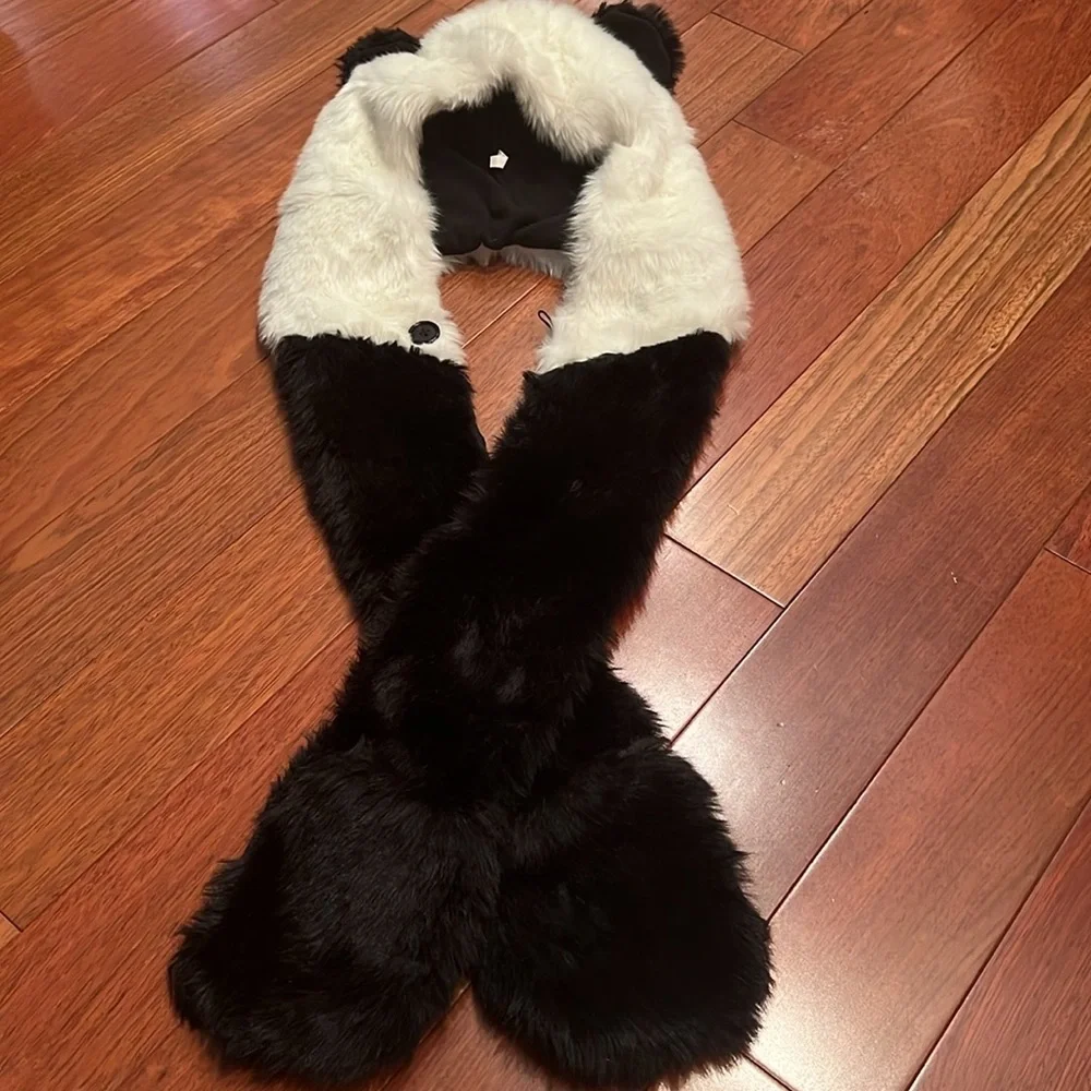 🐼 Panda 3 in 1 scarf hat and mittens! 🐼 - Picture 3 of 8